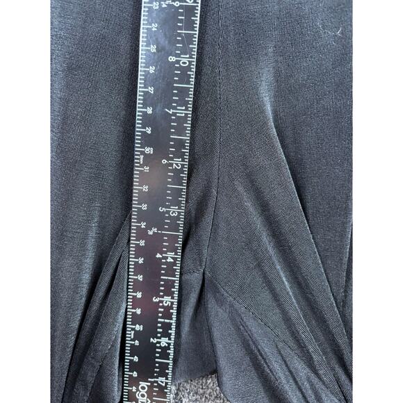 Alfred Dunner Pants Womens XL Black Pull On Wide Leg Acetate Stretch Dressy - Picture 7 of 8